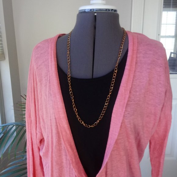 Mod-o-doc Linen Modern Wrap Cardigan - Picture 3 of 11